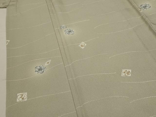 平和屋着物▽上質な小紋 単衣 辻が花文 正絹 逸品 AAAY0480sx