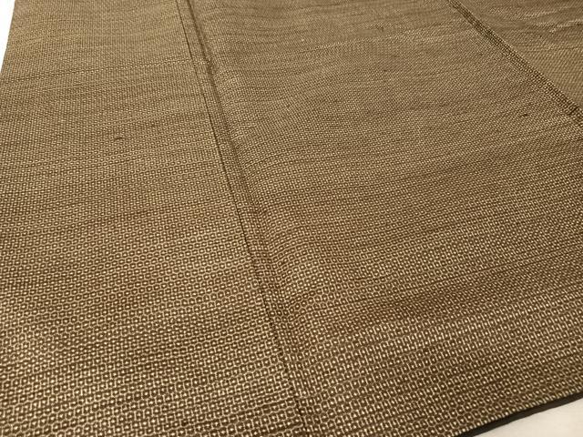平和屋着物●男性 本場大島紬 アンサンブル 100亀甲 総詰め 残布172cm・証紙付き 正絹 逸品 AAAY1492np