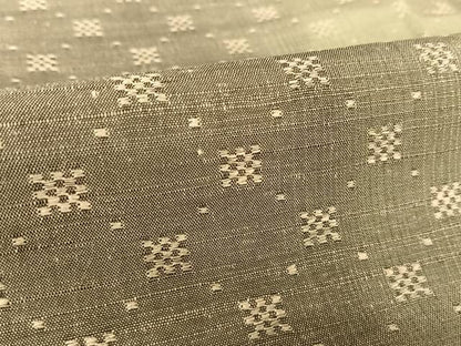 平和屋着物●花織　紬 　正絹　逸品　未使用　AAAY1501np