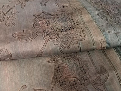 平和屋着物●総刺繍 本場大島紬 訪問着 中国三大刺繍 汕頭刺繍 スワトウ刺繍 更紗花間道 さが美扱い 正絹 逸品 AAAY1502np