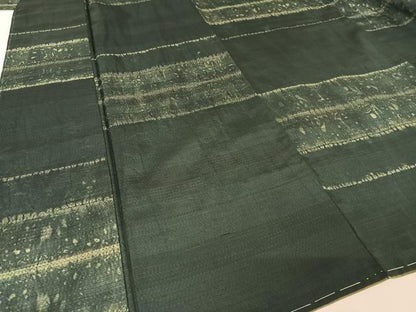 平和屋着物●本場大島紬　絞り　横段文　正絹　逸品　未使用　AAAY1506np