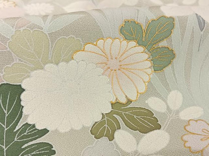 平和屋着物●豪華色留袖 草花文 暈し染め 金彩 丹後ちりめん 反端付き 正絹 逸品 未使用 AAAY1554np