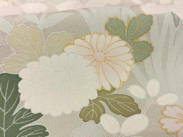 平和屋着物●豪華色留袖 草花文 暈し染め 金彩 丹後ちりめん 反端付き 正絹 逸品 未使用 AAAY1554np