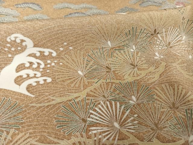 平和屋着物●訪問着 作家物 立波梅松文 暈し染め 正絹 逸品 AAAY1555np