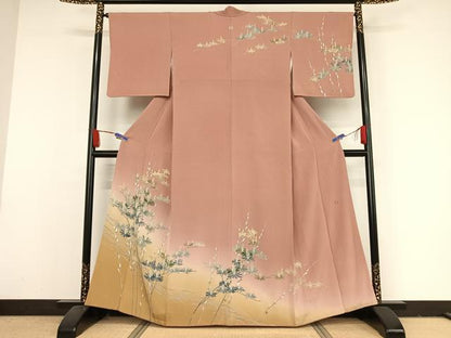 平和屋着物●訪問着 友禅 作家物 松 正絹 逸品 AAAY1572np