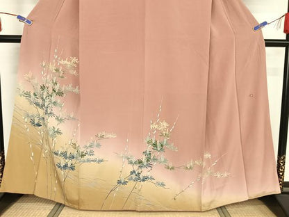 平和屋着物●訪問着 友禅 作家物 松 正絹 逸品 AAAY1572np