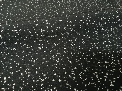 平和屋着物●蒔糊友禅　訪問着　黒地　正絹　逸品　AAAY1615np