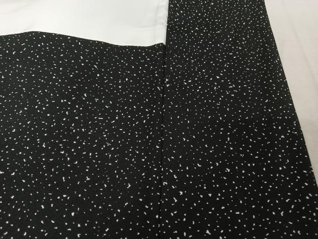 平和屋着物●蒔糊友禅　訪問着　黒地　正絹　逸品　AAAY1615np
