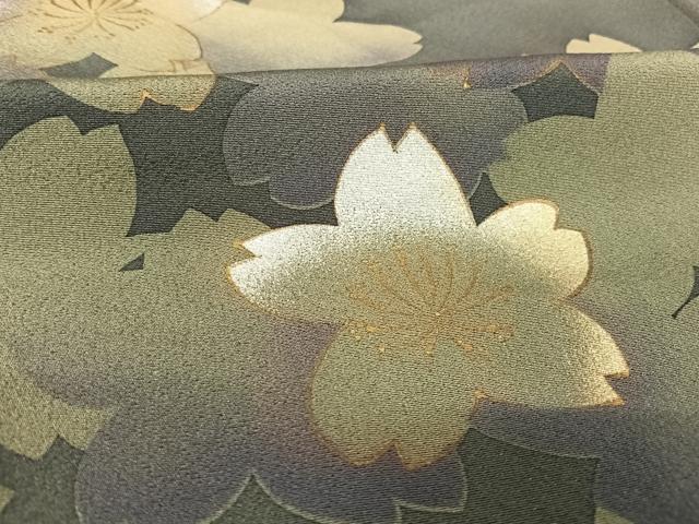 平和屋着物●夢風美 訪問着 舞桜 暈し染め 金銀彩 正絹 逸品 AAAY1625np