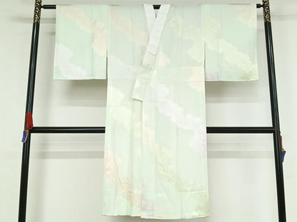 平和屋着物●長襦袢　無双仕立て　暈絢ぼかし　正絹　逸品　未使用　AAAY1628np
