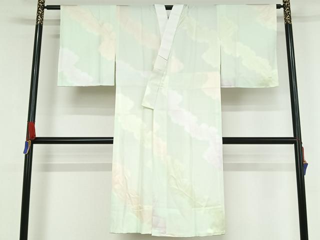 平和屋着物●長襦袢　無双仕立て　暈絢ぼかし　正絹　逸品　未使用　AAAY1628np