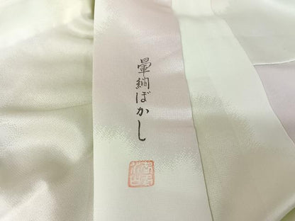 平和屋着物●長襦袢　無双仕立て　暈絢ぼかし　正絹　逸品　未使用　AAAY1628np