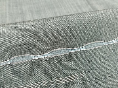 平和屋着物●上質な紬　眼鏡織　霞文　正絹　逸品　AAAY1708np