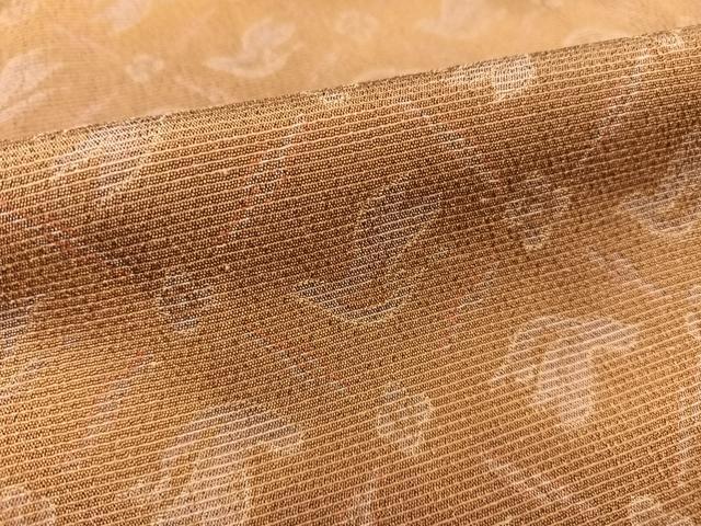 平和屋着物●お召　飛鳥菱文　正絹　逸品　AAAY1709np