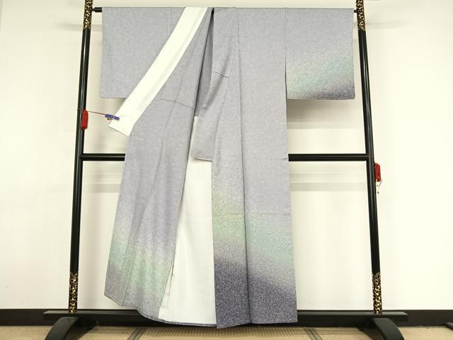 平和屋着物▽訪問着　単衣　天目暈し　正絹　逸品　未使用　AAAY1755np