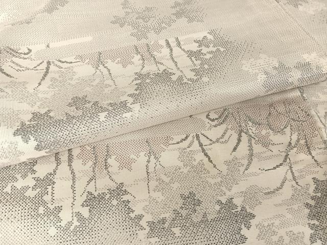 平和屋着物▽都喜ヱ門 本場大島紬 単衣 カタス9マルキ 麗らか山水 鈴乃屋扱い 証紙付き 藤絹織物謹製 正絹 逸品 AAAY1766np