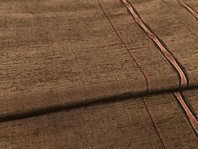 平和屋着物●上質な紬 縞 正絹 逸品 AAAY1791np