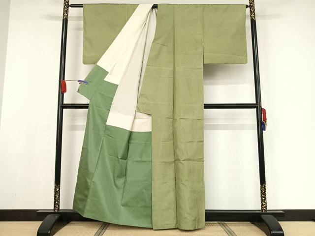 平和屋着物●本場染大島紬 江戸小紋 行儀 正絹 逸品 AAAY1792np