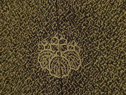 平和屋着物●上質な紬 霞文 正絹 逸品 AAAY1895ck