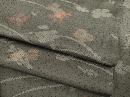 平和屋着物●本場大島紬 薩摩結城紬 芝花文 ますいわ屋扱い 正絹 逸品 AAAY1933ck