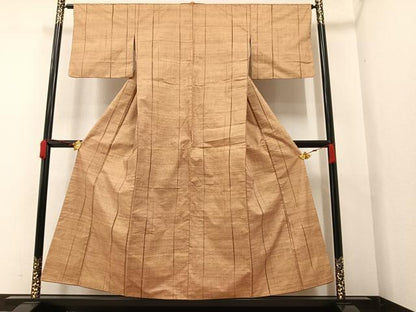 平和屋着物■上質な紬 間道 正絹 逸品 AAAY2220ph