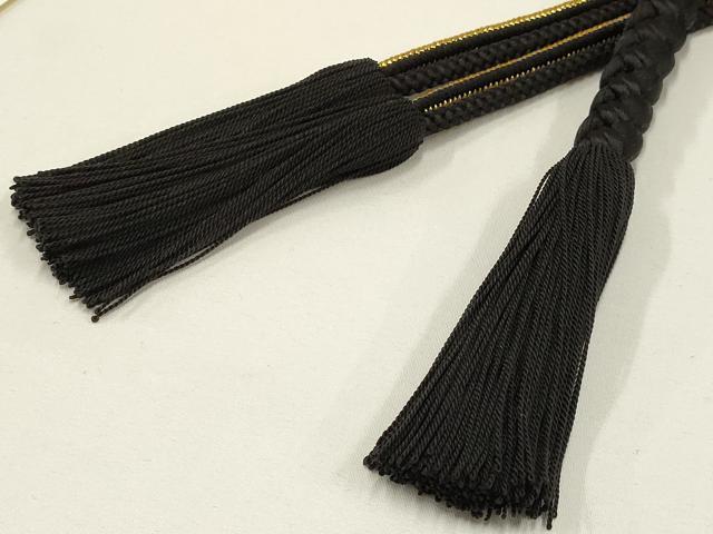 平和屋着物●和装小物 振袖用帯締め 装飾 ちりめん細工 ビーズ 金銀糸 撚り房 逸品 AAAY2294ay