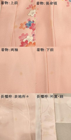 平和屋着物[]お宮参り　女の子　祝着　産着　初着　のしめ　飾花文　暈し染め　逸品　AAAY2478ja