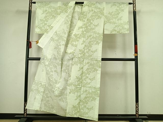 平和屋着物＊夏物 小紋 紗 松竹 洗える着物 AAAY3067fy