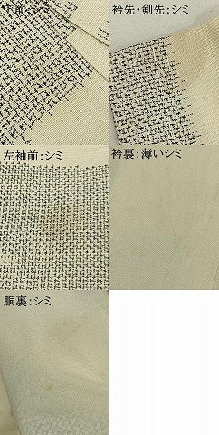 平和屋着物■上質な紬 霞文 正絹 逸品 AAAY3600mf