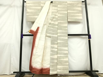 平和屋着物■上質な紬 霞文 正絹 逸品 AAAY3600mf