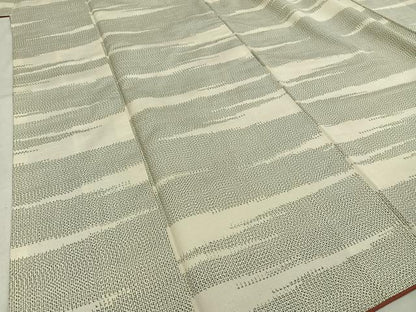 平和屋着物■上質な紬 霞文 正絹 逸品 AAAY3600mf