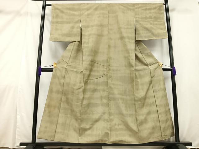 平和屋着物■上質な紬　霞文　正絹　逸品　AAAY3685mf