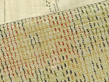 平和屋着物■上質な紬　草花文　正絹　逸品　AAAY3887mf