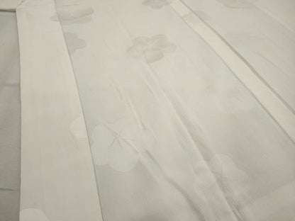 平和屋着物■長襦袢　無双仕立て　梅地紋　正絹　逸品　AAAY4000ru