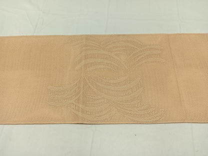 平和屋着物＊夏物　太鼓柄袋帯　流水飛鶴文　正絹　逸品　AAAY4332jh