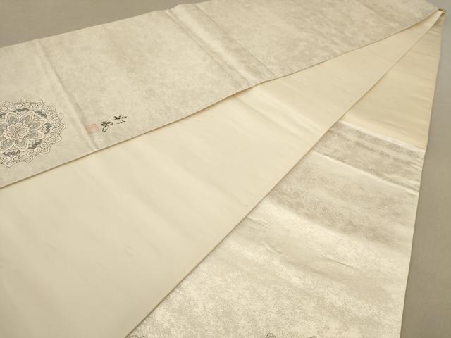 平和屋着物◎太鼓柄袋帯　彩鳳　正倉院花文　正絹　逸品　AAAY4389dt