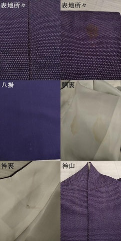 平和屋着物●本塩沢 蚊絣 正絹 逸品 AAAY4684ck