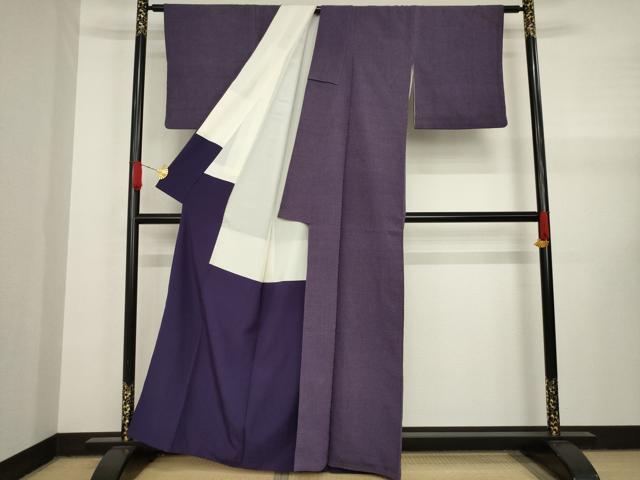 平和屋着物●本塩沢 蚊絣 正絹 逸品 AAAY4684ck