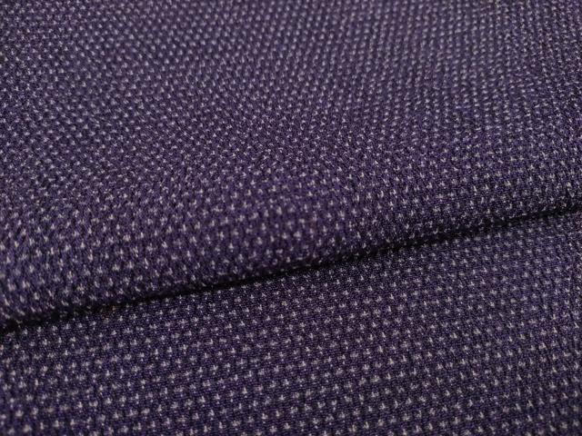平和屋着物●本塩沢 蚊絣 正絹 逸品 AAAY4684ck