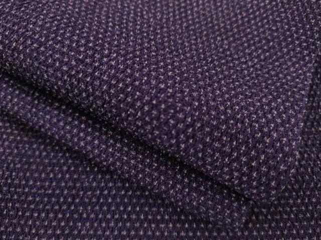 平和屋着物●本塩沢 蚊絣 正絹 逸品 AAAY4684ck