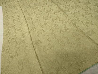 平和屋着物●江戸小紋　鮫小紋柄　双蝶文　正絹　逸品　AAAY4722ck