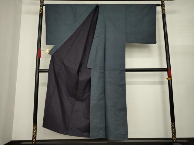 平和屋着物●男性 本場大島紬 100亀甲 総詰め 正絹 逸品 AAAY4738ck