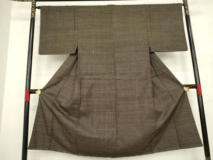 平和屋着物●男性　本場大島紬　一元絣　正絹　逸品　AAAY4755ck