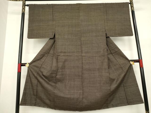 平和屋着物●男性　本場大島紬　一元絣　正絹　逸品　AAAY4755ck