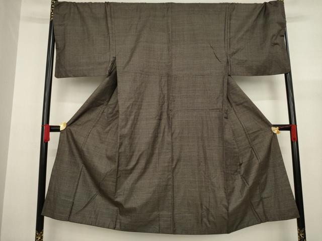 平和屋着物●男性　本場大島紬　100亀甲　総詰め　キングサイズ　正絹　逸品　AAAY4756ck