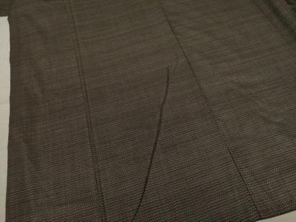 平和屋着物●男性　本場大島紬　100亀甲　総詰め　キングサイズ　正絹　逸品　AAAY4756ck