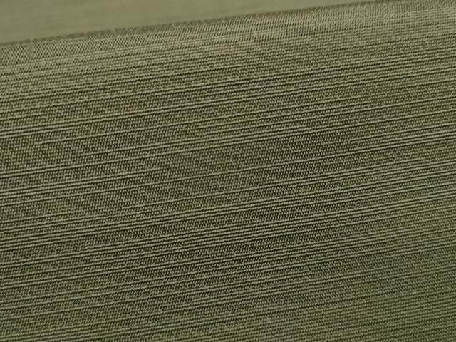 平和屋着物●男性 お召 色無地 灰汁色 正絹 逸品 AAAY4757ck