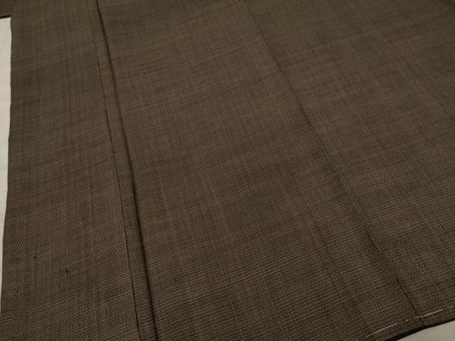 平和屋着物●男性　本場大島紬　120亀甲　総詰め　正絹　逸品　未使用　AAAY4762ck