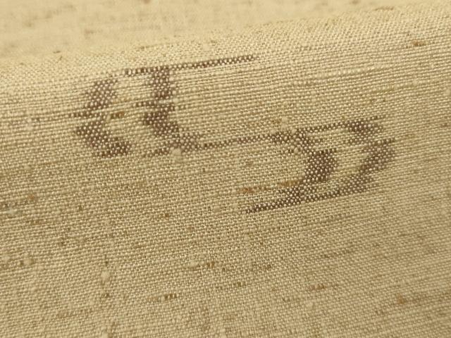 平和屋着物●ぜんまい紬　流水花文　正絹　逸品　AAAY4764ck