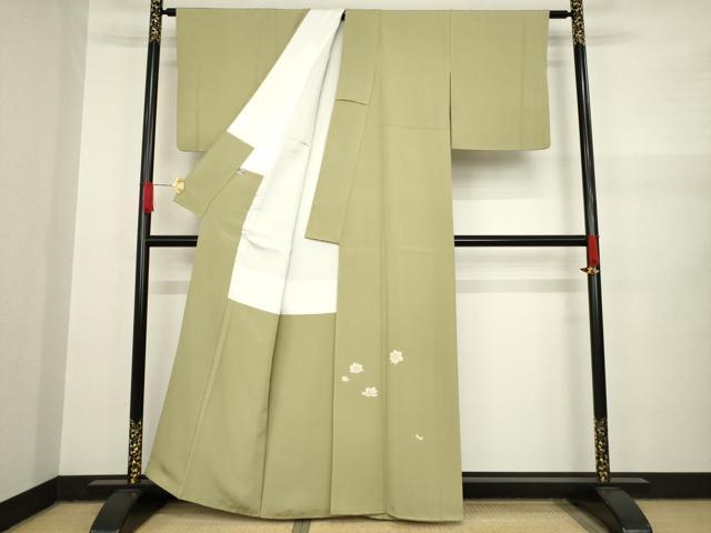 平和屋着物●京加賀糸目友禅作家　山崎巌　色留袖　舞花文　正絹　逸品　AAAY4766ck